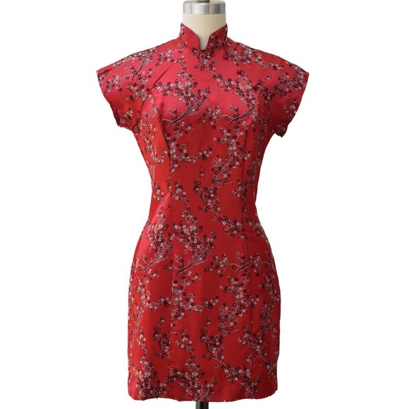 Vintage Dresses & Skirts - Vintage 90s Cherry Blossom Dress